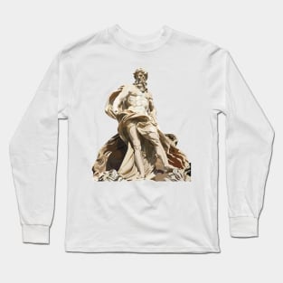 Fontana di Trevi statue Long Sleeve T-Shirt